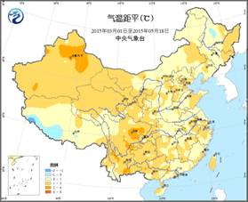 ͼ1 2015��3����5����Ѯ���¾�ƽ(��)