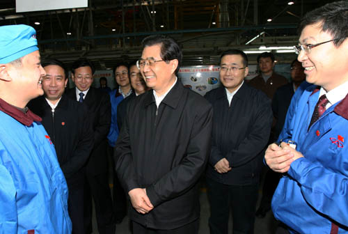 瑞雪江淮话发展━胡锦涛总书记在安徽考察工作纪实