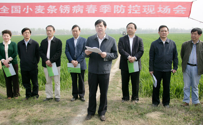 农业部要求:坚决打赢小麦条锈病防控阻截战