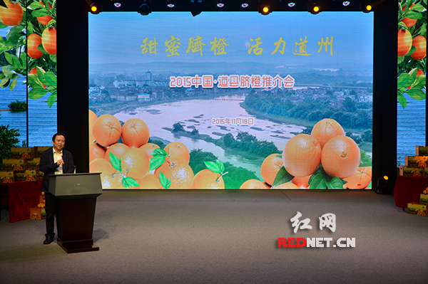 18日,2015中国•道县脐橙推介会在长沙举行。