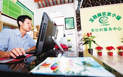 ����ʯɽ������廥����ũҵС��弶��Ӫ�������Ĺ�����Ա����ͨ������ƽ̨չʾ���ص���ɫũ��Ʒ��