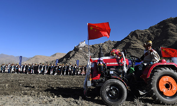 西藏春耕第一犁:古老土地孕育新希望
