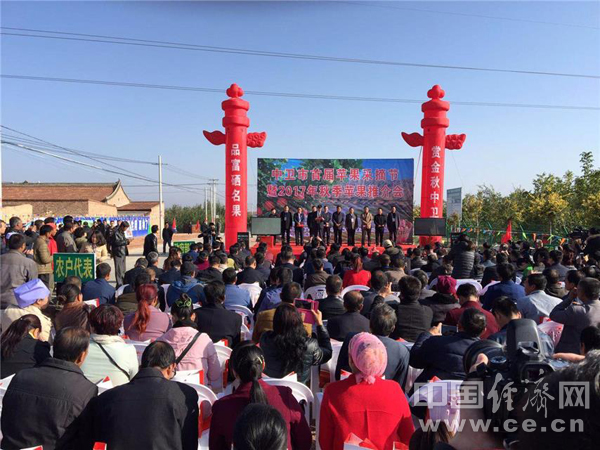 宁夏中卫:沙坡头好 富硒苹果更好!