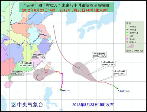 “天秤”“布拉万”共话今年最强双台风之舞