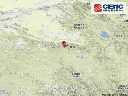 青海省海西发生4.2级地震震源深度7公里