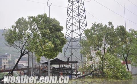 湖南雷雨大风冰雹齐登场 局地风力达9级
