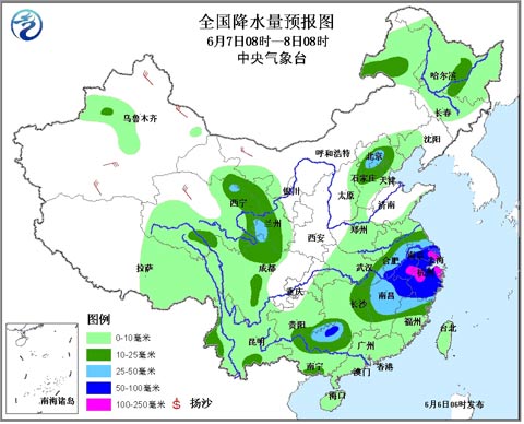 高考期间 我国将遭受两轮强降雨袭击