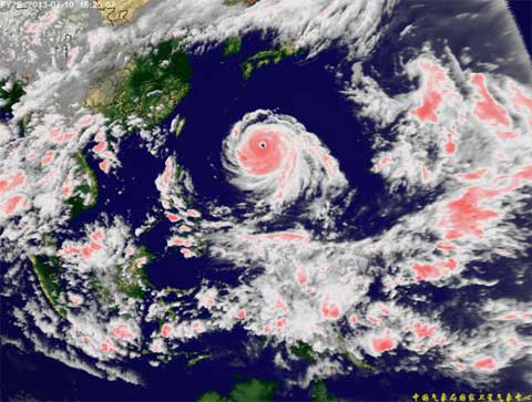 今年最强台风“苏力”登陆台湾与否将影响再登强度