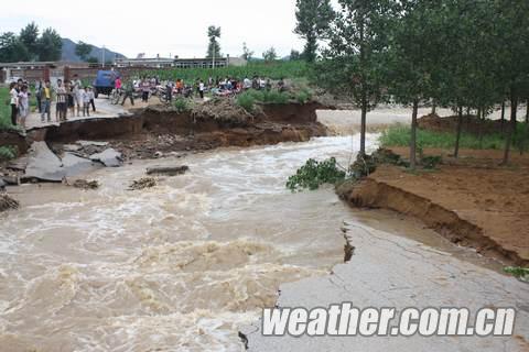 入汛最强降雨横扫辽宁 阜新河涨田涝受灾重