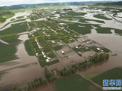 嫩江现近30年一遇洪水 黑龙江多流域防汛形势严峻