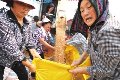 河南孟州市:机声隆隆粮增年丰