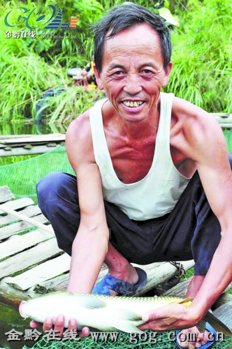 贵州榕江:网箱养鱼富村民