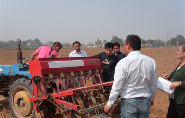 陕西富平:县种子中心圆满完成小麦试验示范种植