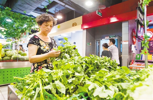 8��3�գ��������ڳ���ѡ�����ϼܵĿ��Ĳˡ�