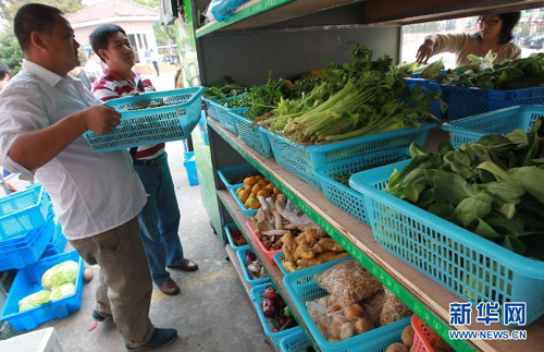 果蔬直销进申城社区2