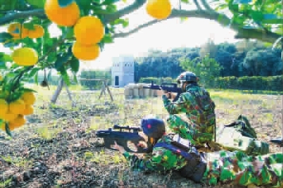 橘园“变”战区,真人CS激烈上演