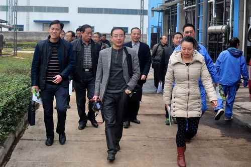 湖南娄底市委办来双峰调研农产品加工业发展情况