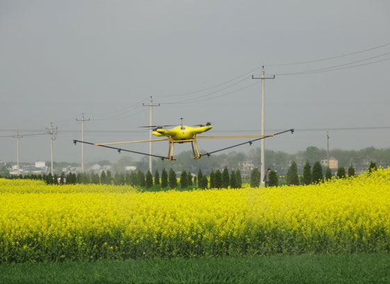 安徽怀宁县:让农业植保机械飞起来