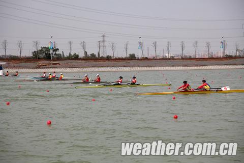 七城会赛艇“见风使舵” 南昌建遥测系统服务水上项目