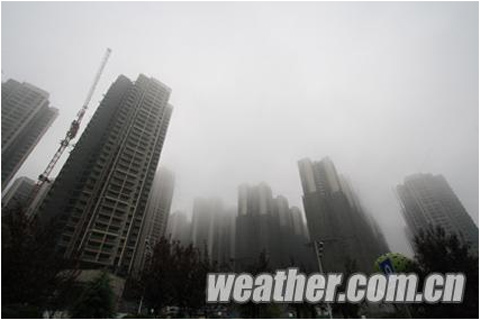 贵州雨雾蒙蒙 23日起有降温