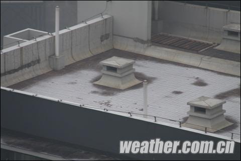 北京今晨出现降雪