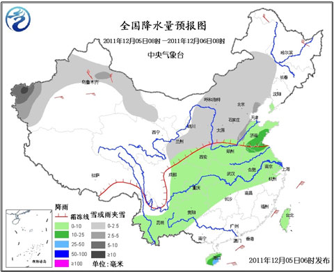 中东部拉开大范围雨雪序幕 江南更多地区将入冬