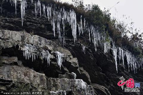 贵州冻雨持续 部分地区异常偏多
