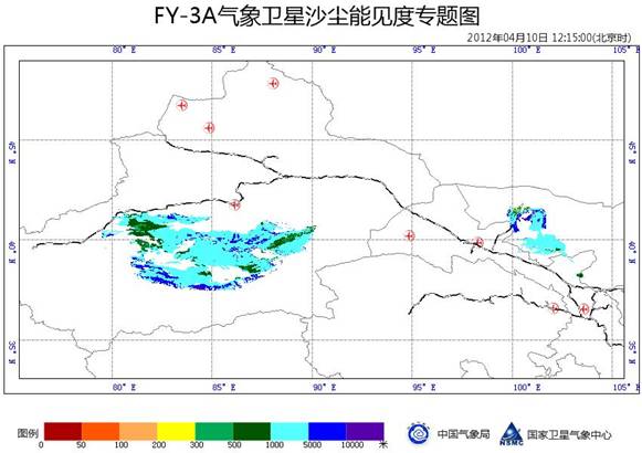 新疆南部和内蒙古西部出现沙尘天气