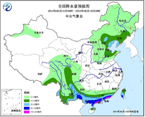 云南和华南部分地区仍有较强降雨局地强对流